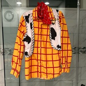 Men’s Toy Story Woody Shirt and Accessories size L/XL